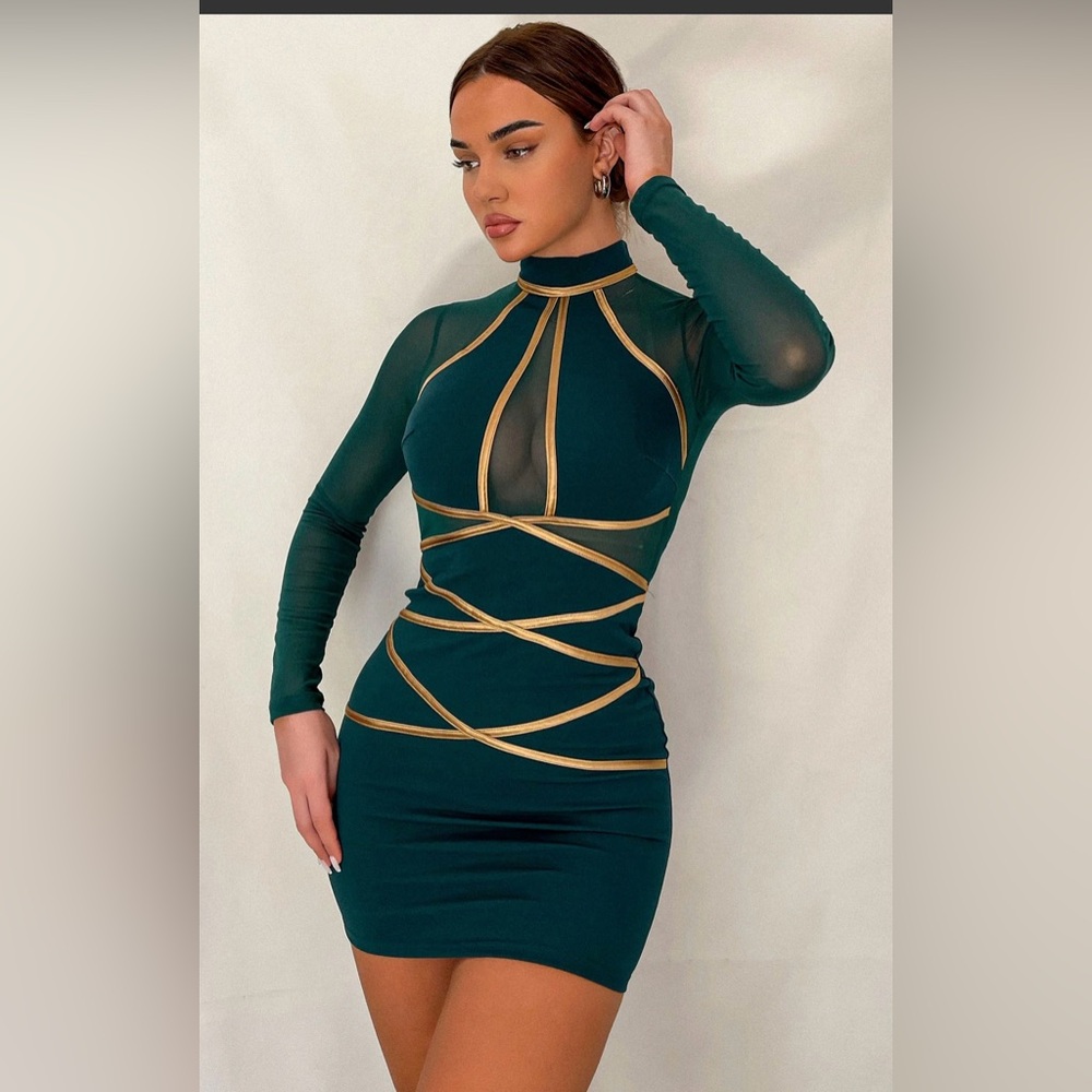 New Never Used Hunter Green Dresss